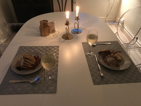Krabba till middag