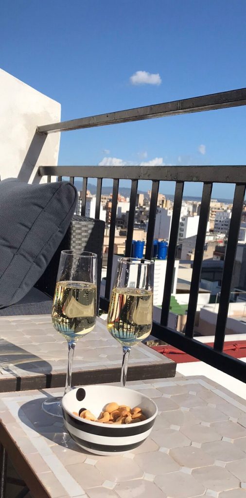 Palmaliv ett par dagar