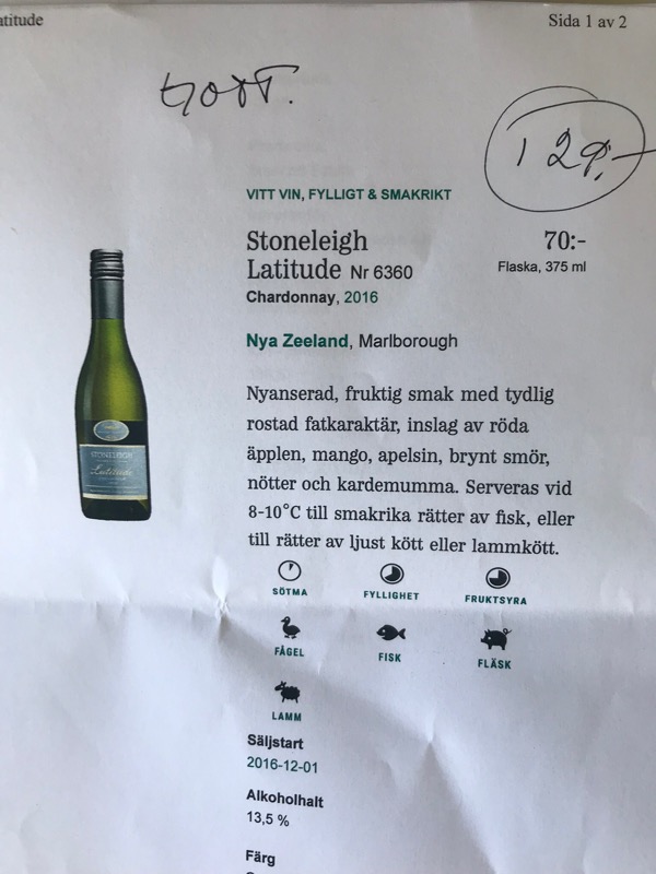 Vinprovning och inplanerad Frankrikeresa