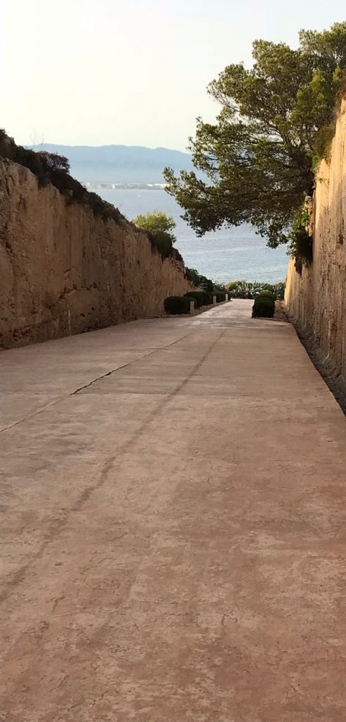 Vägen till restaurangen