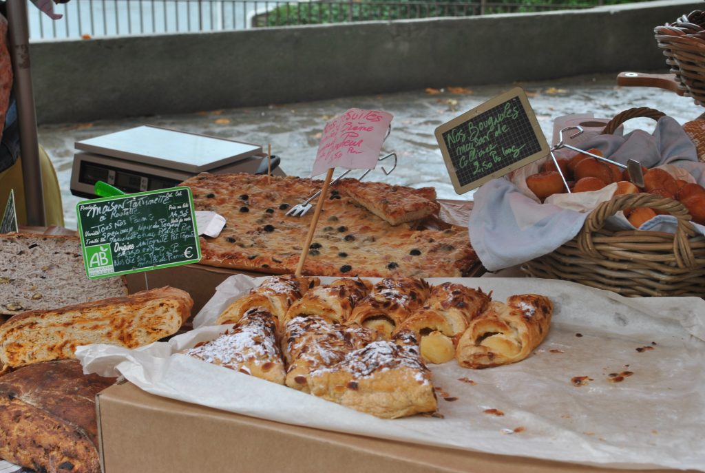 Bakverk marknad Collioure