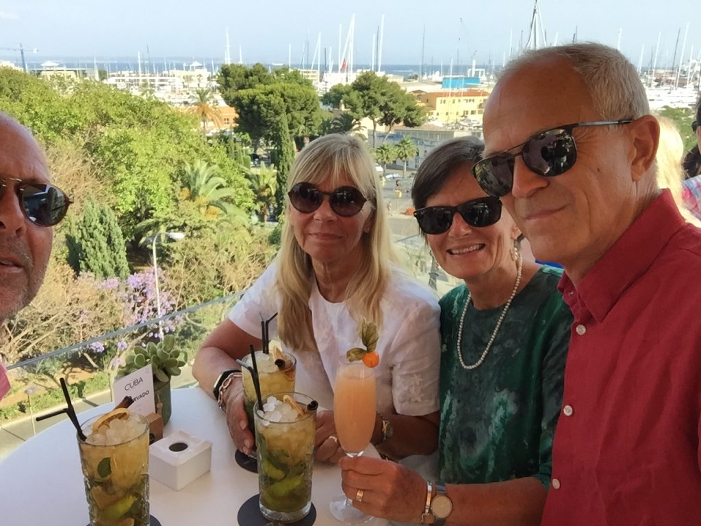 Mallorcautflykt med kompisar