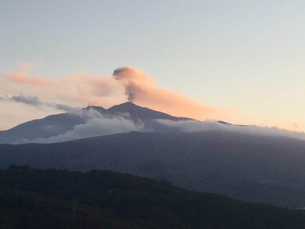 Etna med rök